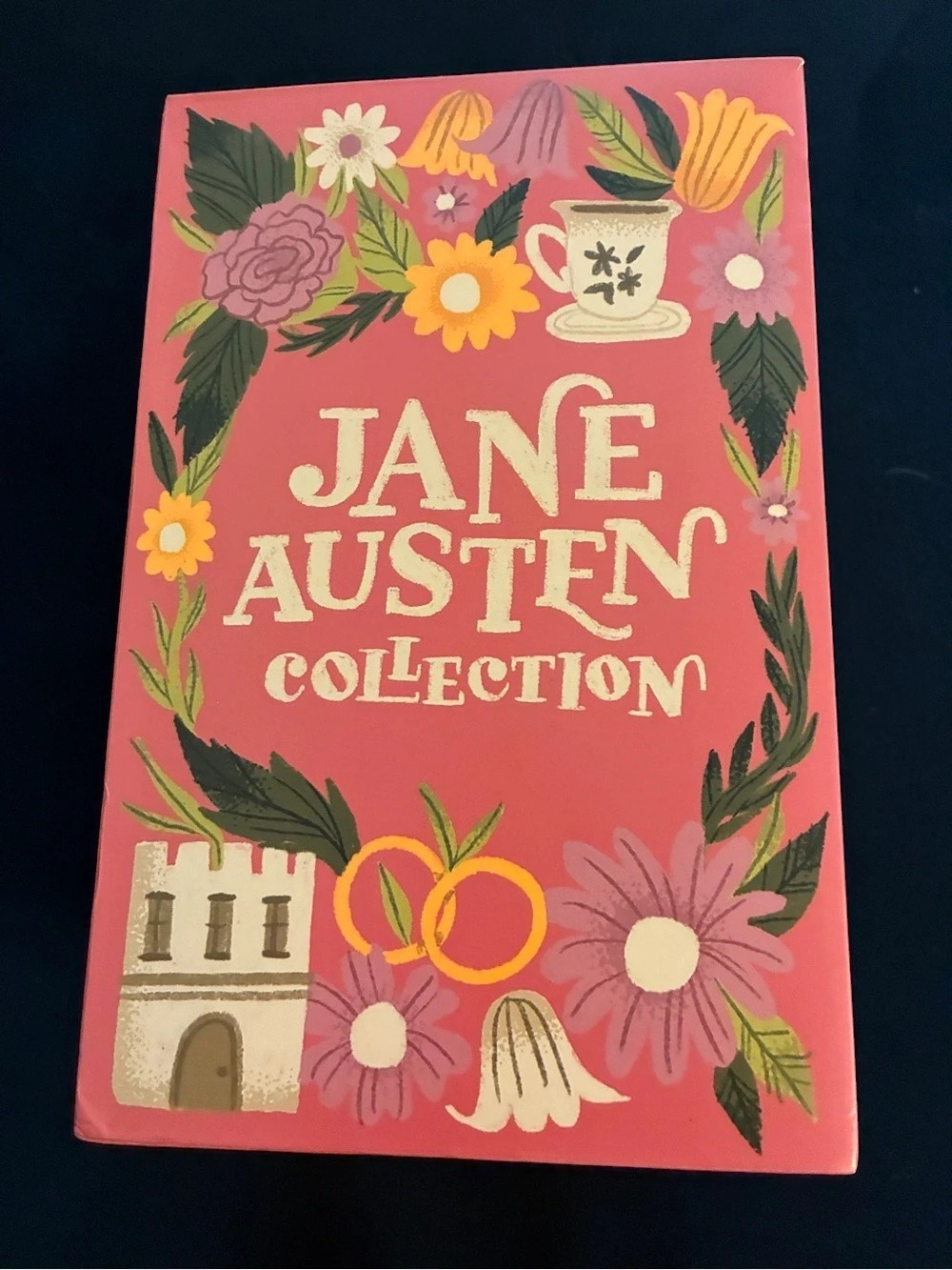 Jane Austen Collection 6-Book Boxed Set Floral Pink